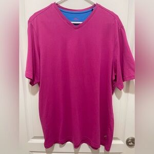 Tommy Bahama Magenta V-Neck Men's Tee
